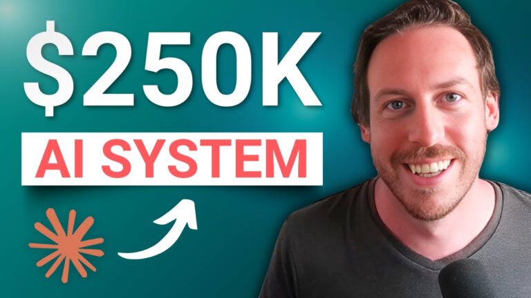 $250k ai system with claude code YouTube Thumbnail